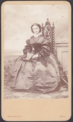 Marie Boßler Actress Theater Vienna Portrait CDV Photo Mahlknecht 1865