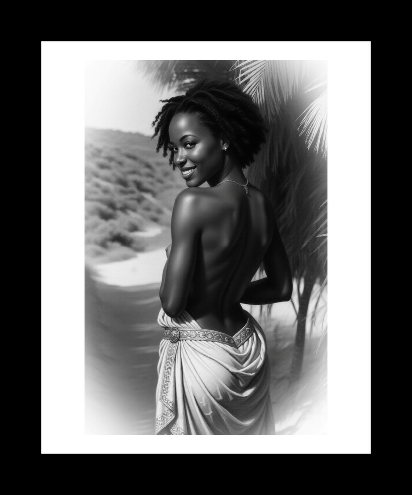 Female Nude Fine Art Photograph Black and White 8×10 Inch SN10