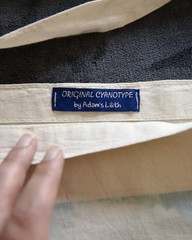 Handmade Cyanotype Tote Bag – Original Artwork – Nude Photography – Fine Art