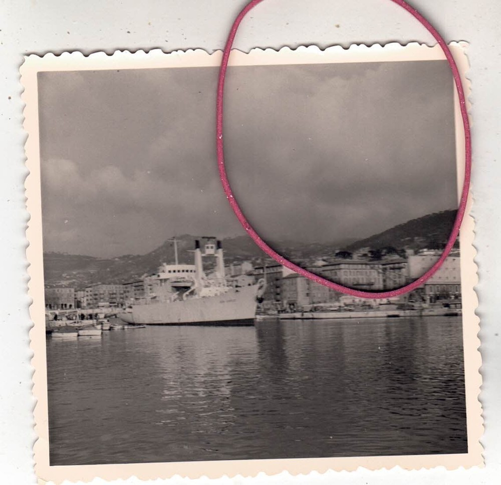 PHOTO PHOTO SHIPS JEAN CHARCOT IN THE PORT OF NICE 1966