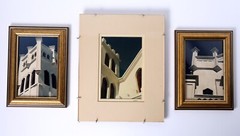Original CohAn Vintage Art Photographs Architectural Key West Fla Matching Frame