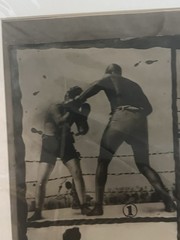 JACK JOHNSON HEAVYWEIGHT CHAMPION 1912 Gelatin Silver Print Boxing Collage Photo
