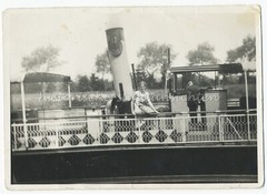 Steamer with Eagle Crest 1929 – Ship Excursion Boat – Vintage Photo 1920s