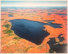 Presque Isle Lake, Vilas County, Presque Isle Wisc. Aerial Photo. Frame Optional