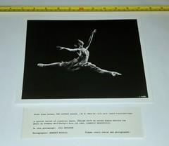 JOFFREY BALLET 8×10 HERBERT MIGDOLL PRESS PHOTO JILL DAVIDSON DANCE VTG DANCER