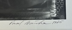Banka Pavel / ORIGINAL «PORTRAIT OF A WOMAN» BLACK AND WHITE PHOTOGRAPH [signed]