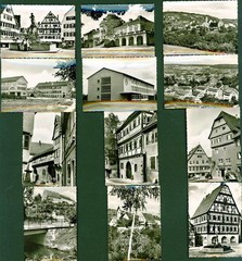 40165765 – 7250 Leonberg Lot of 12 Small Photos Complete Set, in Original
