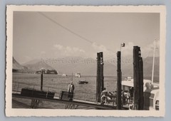 Lake Maggiore 1953 – Excursion Steamer Jetty Steamer Ships – Vintage Photo 1950s