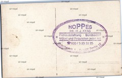 Pair off Sierra Ventana Bremen Ship Lifebuoy around 1930 Photo Postcard 8x13cm