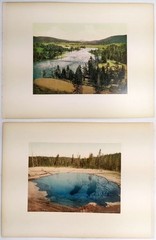 Photo: Yellowstone National Park – Hayden Valley, Morning Glory Hot Spring. 1903