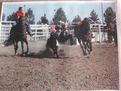 Lot of 8 Modern colored Rodeo Pictures , 8 X 10, at Clayton, NM (2003-2011)