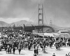 Opening of Golden Gate Bridge 8″x10″ Photograph Print 8×10
