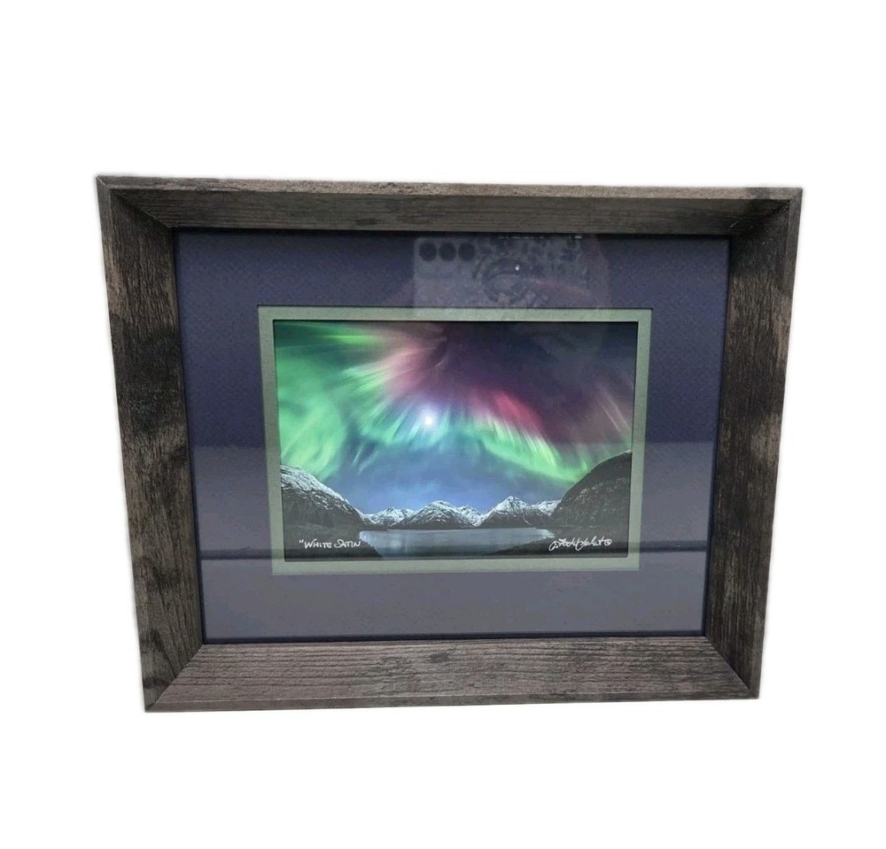 White Satin Todd Salat Framed And Signed Photograph Print