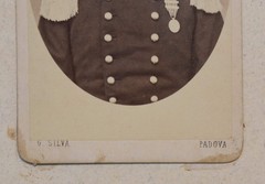 Military Portrait Photo: ‘Fotografia G. Silva Piazza delle Erbe No. 360 Padova’