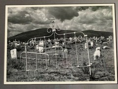 Henry Gilpin signed 10 x 14 inch Art Photograph of Cemetery