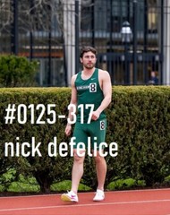 MALE PORTRAIT #0125-317- athletes series-track & field – free shipping in usa