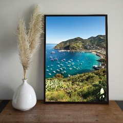 Channel Islands Avalon Photo Print, Santa Catalina Island, Crescent Beach Art