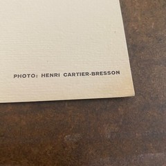 Vintage Photograph Print/ Plate- Henri Cartier-Bresson- «Mama»- 12 x 12-