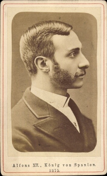 CdV Alfonso XII, King of Spain, portrait – 10935429