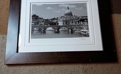 Jesse Kalisher Framed Photo Sign Series #5142, View Of The Vatican, Rome Picture