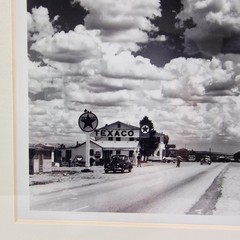 Texaco Gas Station Route 66 Photograph Andreas Feininger 1947 Time Life Mag COA