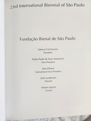 23RD INTERNATIONAL BIENNIAL OF SAO PAULO