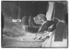 Vintage Black And White Photo Glass Plate Negative 13X18 Cm Child Baby France