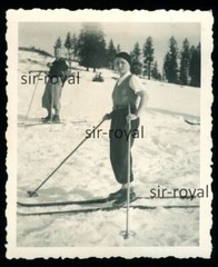 Bayrischzell 1936 – Female Skier – 1930s – Photo 6x7cm