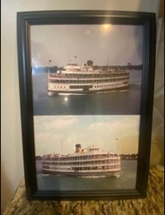Vintage SS Columbia & Ste. Claire (Boblo Boats) Framed Photo Set – Nautical Deco