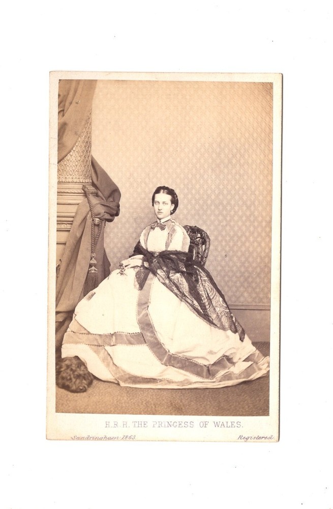 CDV Photo Princess Alexandra of Wales – London 1860s