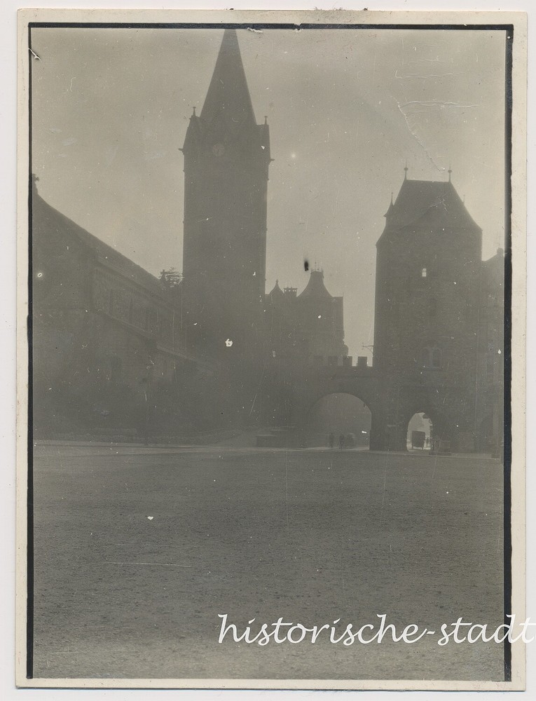 Eisenach 1929 – Nikolaitor – atmospheric shot – great old photo 1920s