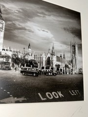 Signed JUREK NEMS 7.5” Original Photograph BIG BEN PARLIAMENT SQ Look Left 10”