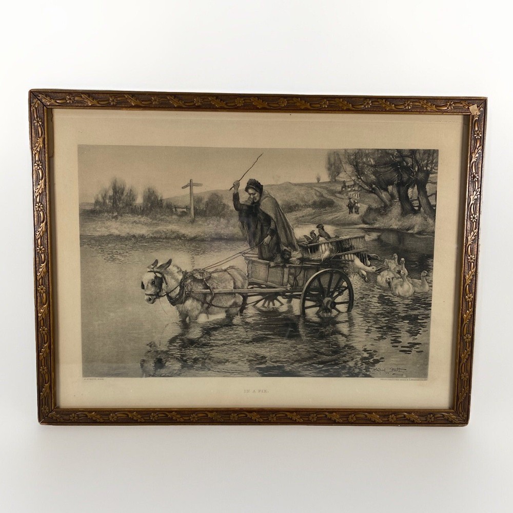 Antique In A Fix Alfred Strut Photogravure Chaos Coordinator Hardship Manager