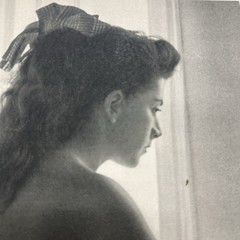 Vintage 20th Century Backlight Female Art Nude Photography Print BN