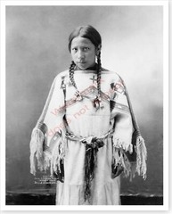 Native American Oglala Lakota Indian Julia American Horse Silver Halide Photo