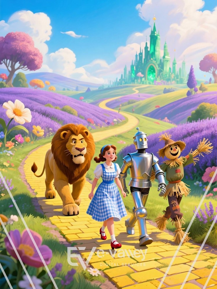 WIZARD OF OZ Digital Product HD IMAGE Picture PHOTO Background WALLPAPER Print