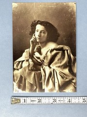 Actress Sarah Bernhardt c.1864 By Nadar (1820-1910) Art Print Card Metropolitan