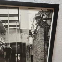 Zion Ozeri Signed ‘Klezmer Duo’ Buenos Aires Photograph Framed 21×17″ Judaism