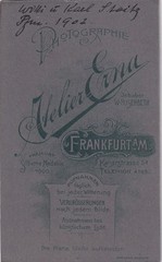 CDV – 2 Men – Frankfurt Main 1902