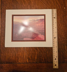 JAMES THOMSON SIGNED PRINT PHOTOGRAPH Clouds Over GRAND CANYON. 10″x 8″