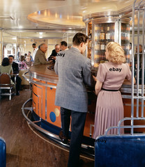 Photo Art Print of the Tavern Car on the Southern Pacific’s Daylight, ca. 1950