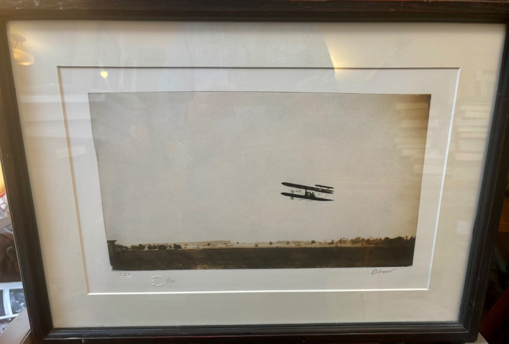 Wright Brothers 1910 Model A Flyer at Huffman Farm – Archival Print