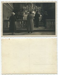 33816 – People at Altar at Worship Service – Undated Photo