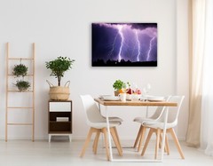Lightning photography wall art photo thunderstorm picture nature wall hanging