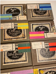 Glass plates negatives collection approx. 70-100 pieces Agfa Isolar Chromo 1925-1944 original packaging