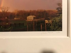 MARTHA STEWART «DOUBLE RAINBOW» SIGNED LIMITED EDITION 11/900 GICLEE PHOTOGRAPIC