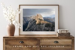 Half Dome Photography Print: California Yosemite Landscape National Parks Photo