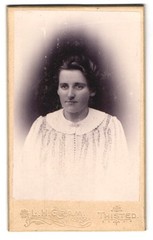 Photograph L. H. Gram, Thisted, Portrait of a Woman CDV / Cabinet Photo