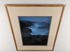 Vintage Signed Randall Shedd 35mm Photograph 29×25 Framed Art, Nova Scotia