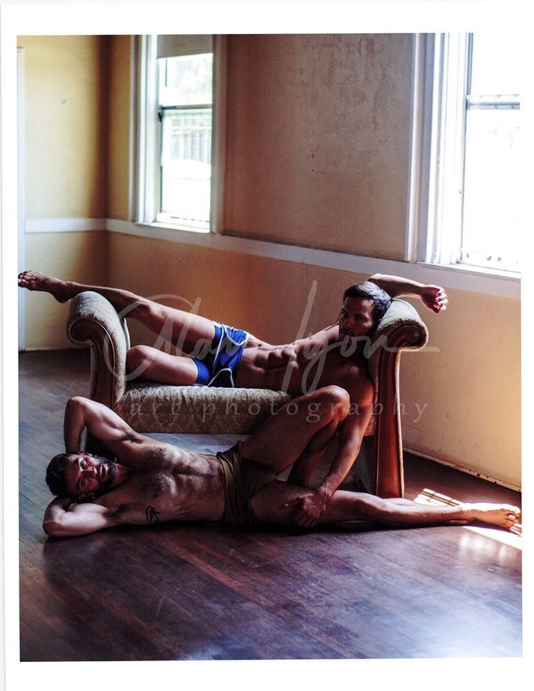 11 X 8.5 Alan Lyon Original Male Photo gay interest (6) Alex & Marcellus window